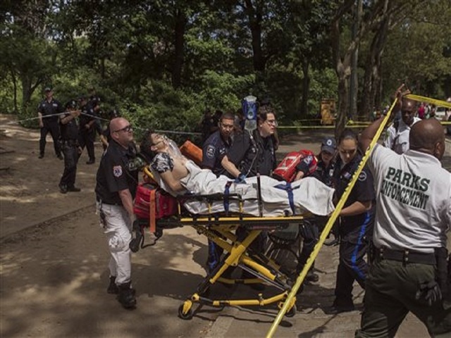 Tests conducted on explosive that hurt man in Central Park