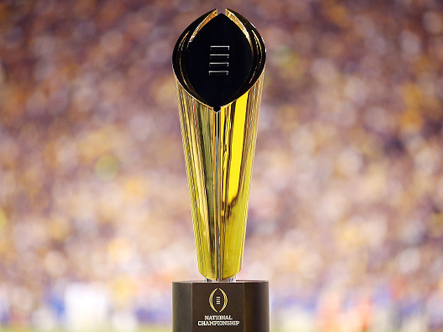 College Football Playoff trophy