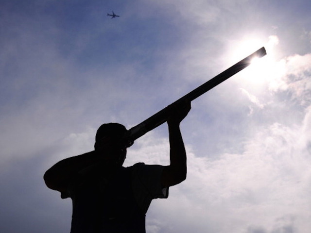 A literal shotgun wedding: Couple weds at shooting club