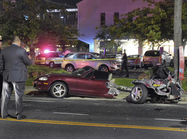 Car split in half by drunk driver, all passengers survive
