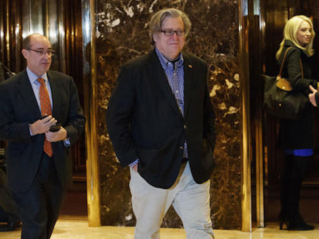 Trump's chief strategist, tells media to 'keep its mouth shut'