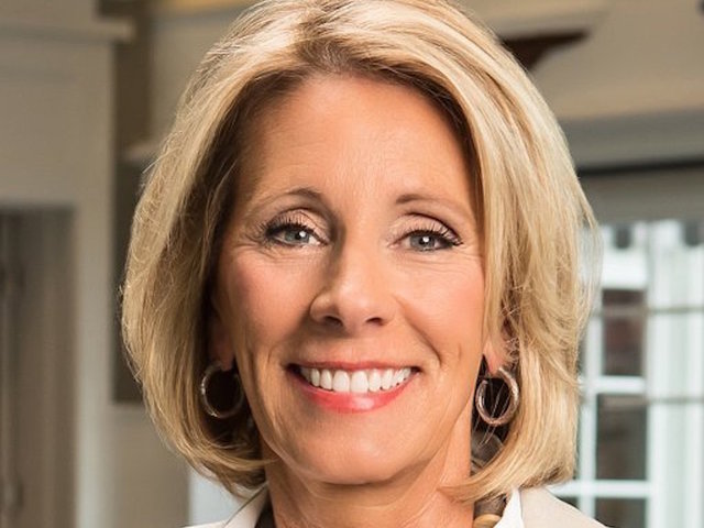 DeVos responds after being blocked by protesters