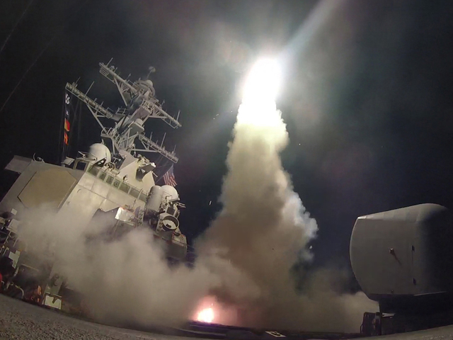 US launches military strike against Syria