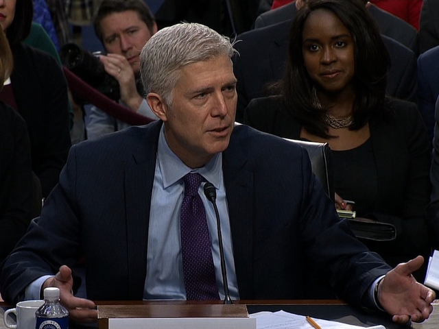 Trump celebrates Supreme Court success with Gorsuch