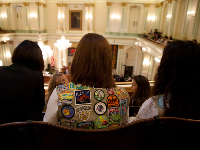 Girl Scouts put out warning about requiring daughters to hug relatives