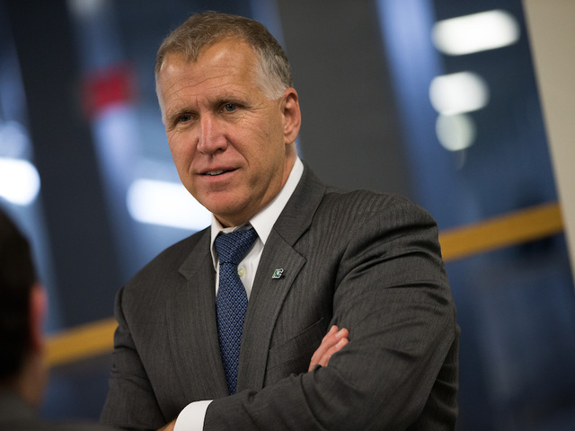 Sen. Thom Tillis hospitalized after medical episode during race