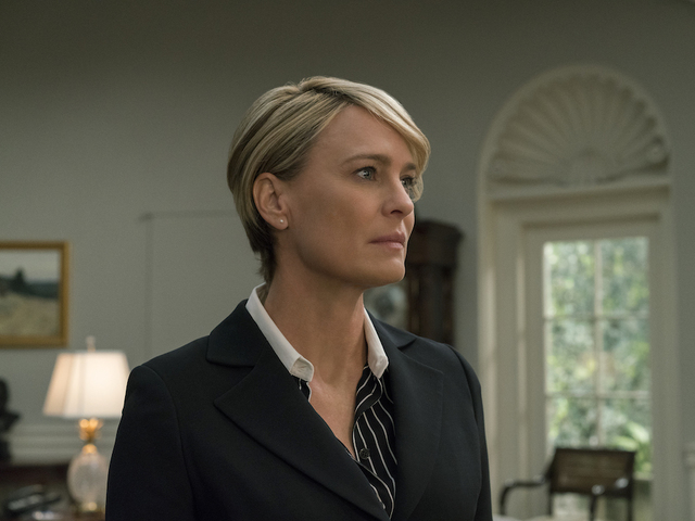 'House of Cards' star Robin Wright says she still doesn't get paid as much as Kevin Spacey