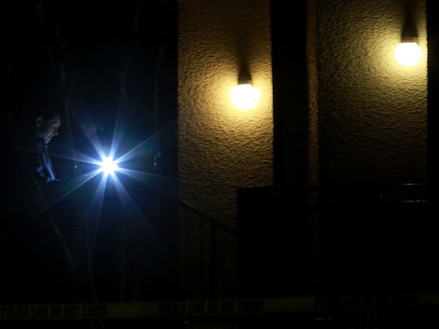 Officer helps little girl search for monsters at her family's new home