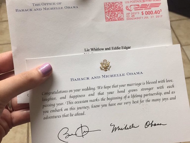 Obama still responds to wedding invitations, other notes