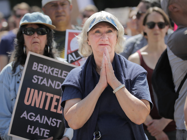 13 arrested during clashes at dueling protests in Berkeley