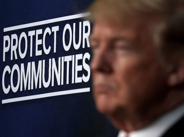 Trump says 'we do a much better job' of detaining people who cross border illegally