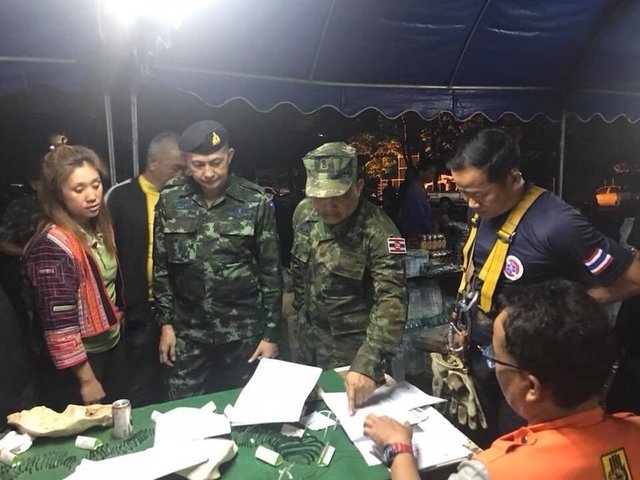 Rescuers search for a teenage soccer team believed to be trapped in a cave in Thailand