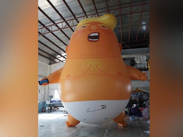 'Baby Trump' balloons are coming to New Jersey after flying in the United Kingdom