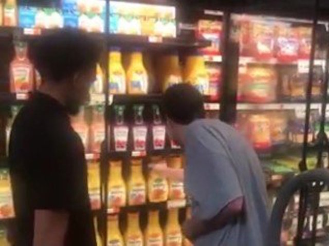 Teen with autism helps grocery store employee stock shelves in heartwarming video