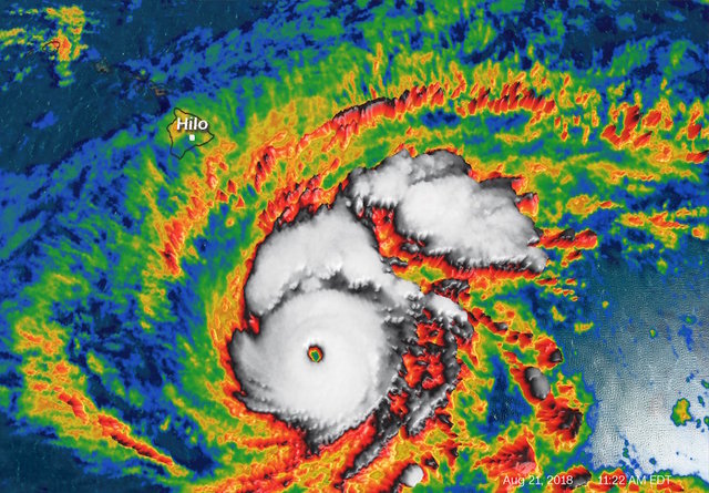 Hurricane Lane, headed toward Hawaii, downgraded to a Category 4
