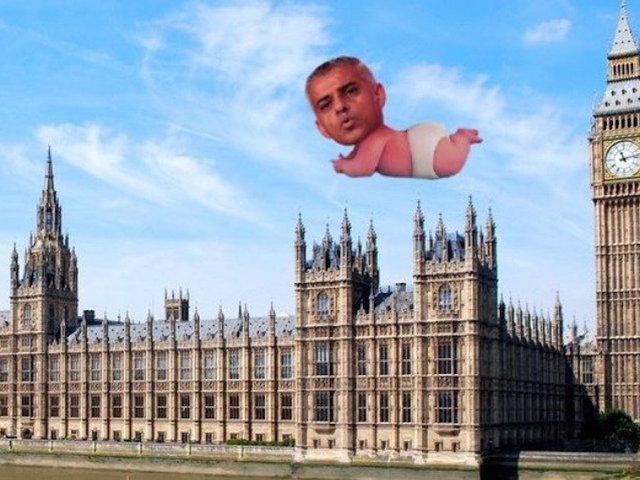 Bikini-clad blimp of London Mayor Sadiq Khan to fly over UK capital