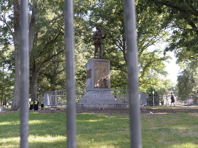 UNC is looking into a new spot for the Silent Sam Confederate monument, school chancellor says