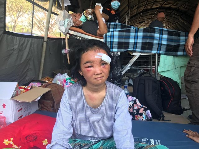 She told her friend to 'run fast', but the tsunami swept her away