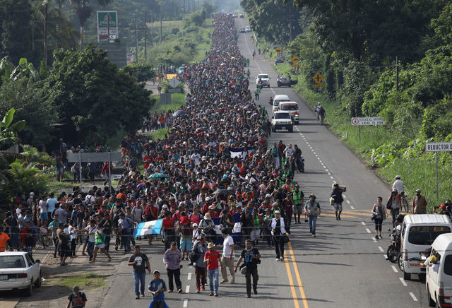 Migrant caravan: Scenes from the 2,000-mile journey thousands are making to get to the U.S. border