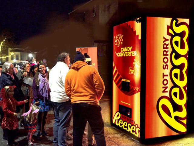 Only want Reese's on Halloween? This machine will turn all your candy into peanut butter cups