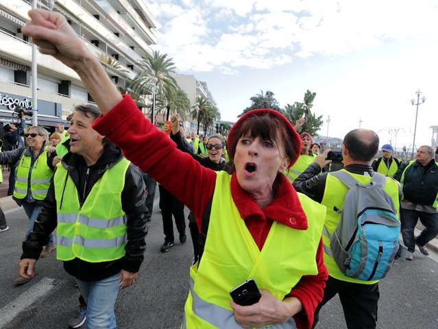 Protests over spiraling French fuel prices leave 1 dead, dozens injured